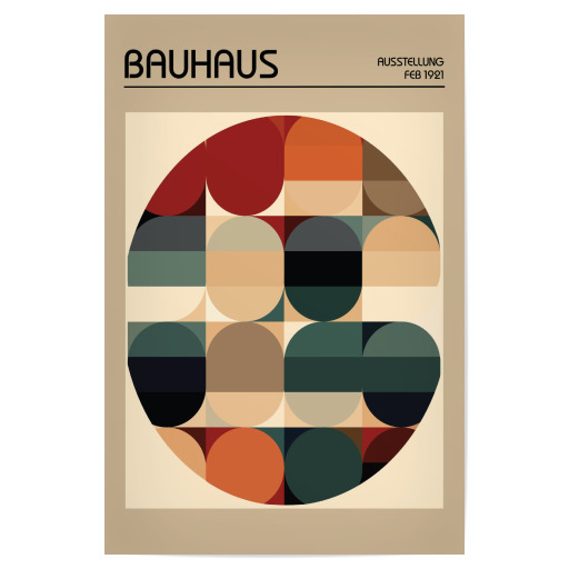 Bauhaus-Retro-Grafik