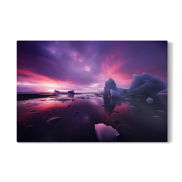 Galerie-Print "Eis bei Sonnenuntergang" 30x20 cm artboxONE