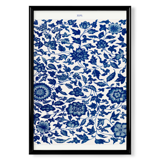 Owen Jones - Blue flower pattern