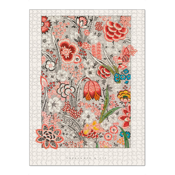 Puzzle Ravensburger "Oberkampf and Cie Florals" artboxONE - Typografie,Natur,Floral - Floral,Natur,Blüte,Blume,Blumenstrauß,Botanik,Typografie