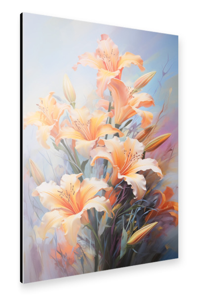 Alu-Dibond "Lilienblüten" 30x20 cm artboxONE
