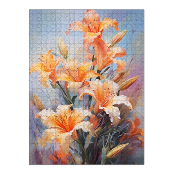 Puzzle Ravensburger "Lilienblüten" artboxONE - Natur,Floral
