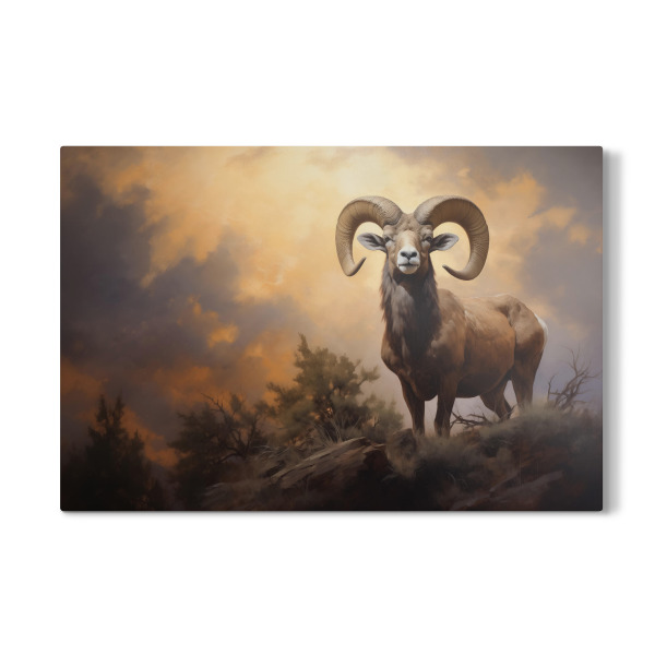 Galerie-Print "Widder mit dunklen Wolken" 30x20 cm artboxONE