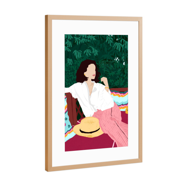 Poster mit Rahmen Kupfer "Böhmische Seele" artboxONE - Natur,Menschen