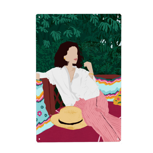 Metall Poster "Böhmische Seele" artboxONE - Natur,Menschen