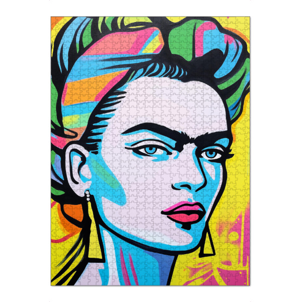 Puzzle Ravensburger "Frida POP" artboxONE - Comic,Abstrakt,Menschen