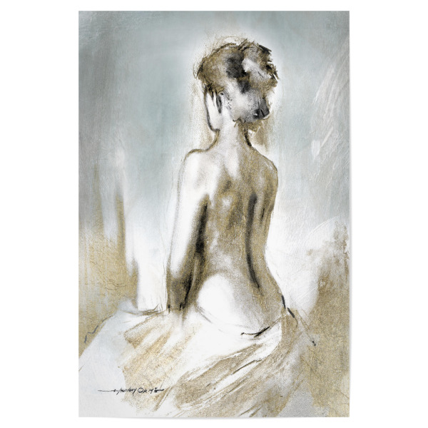 Poster 30x20 cm "Figure in Golden Light Sequel" artboxONE - Menschen,Fashion - Weiblich,Frau,Figurativ,Nackt
