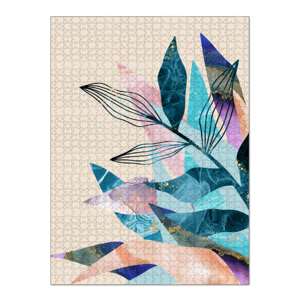 Puzzle Ravensburger "Marmor-Fantasie" artboxONE - Floral