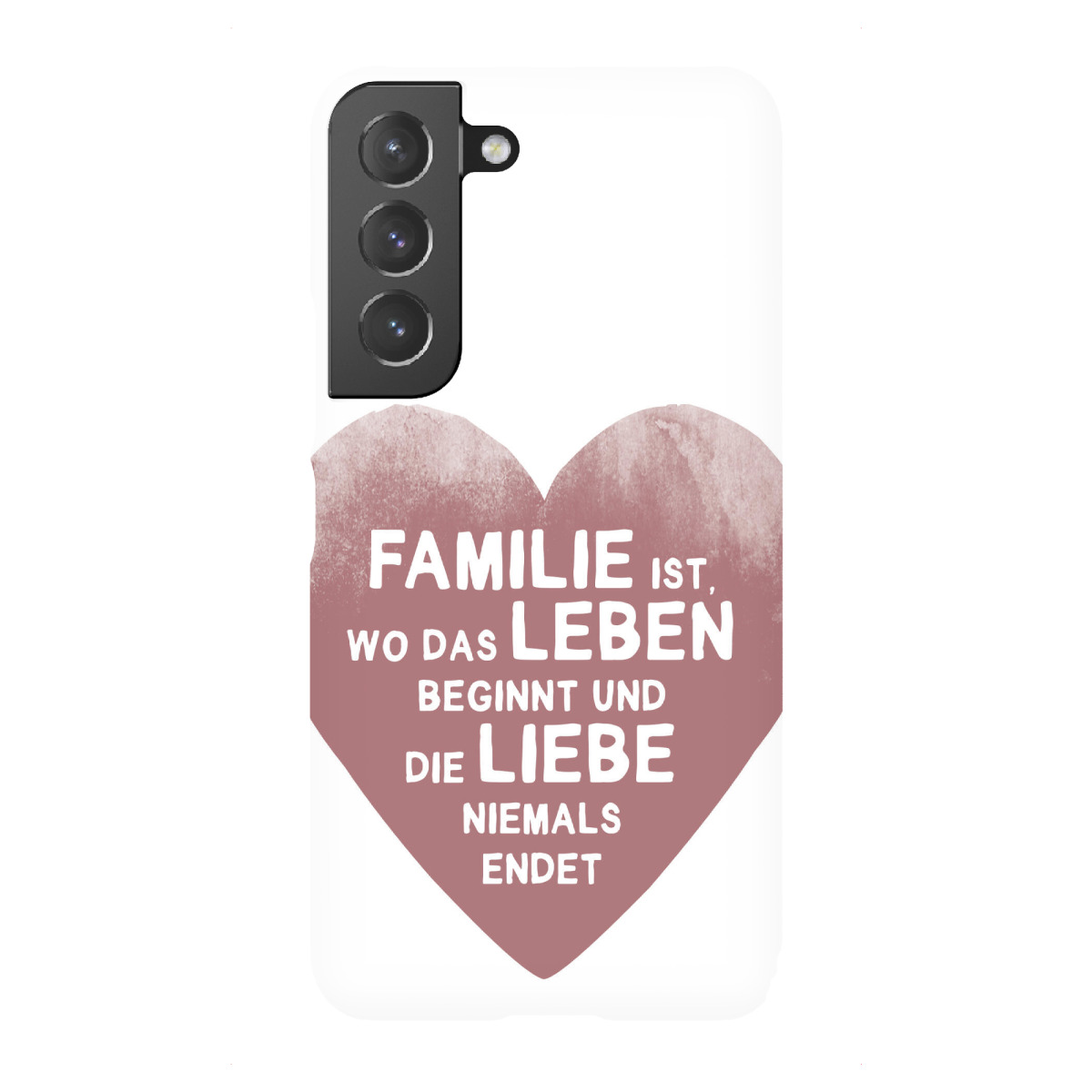 "Ein Herz für Familie"für Samsung Galaxy - Premium-Case Handyhülle artboxONE