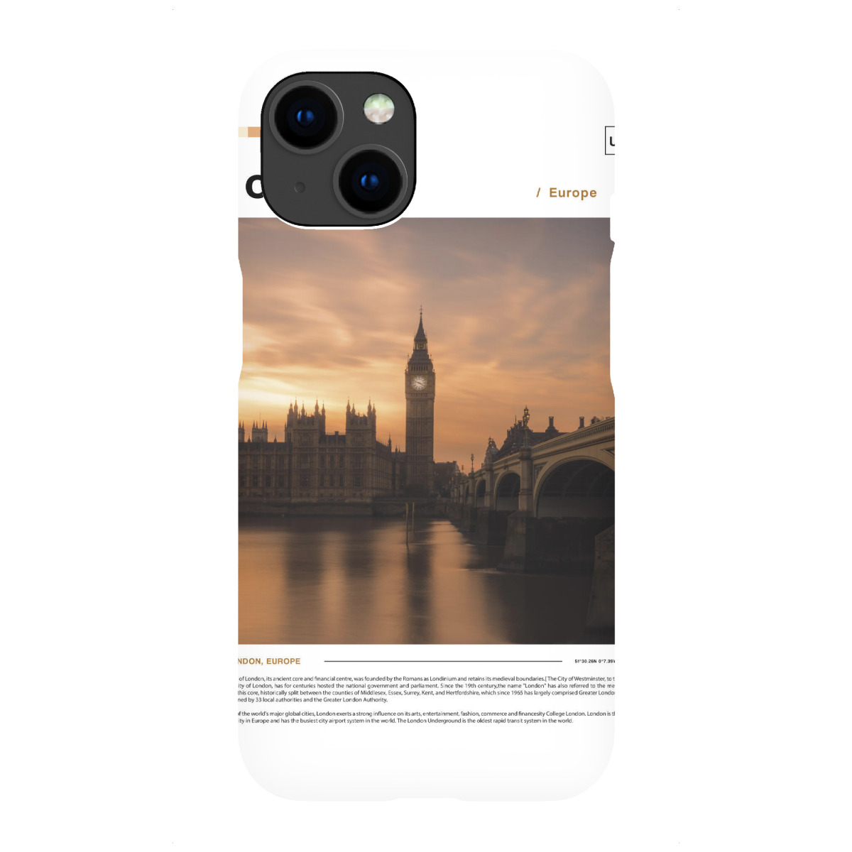 iPhone "Cover der Londoner Zeitung" Premium-Case Handyhülle artboxONE