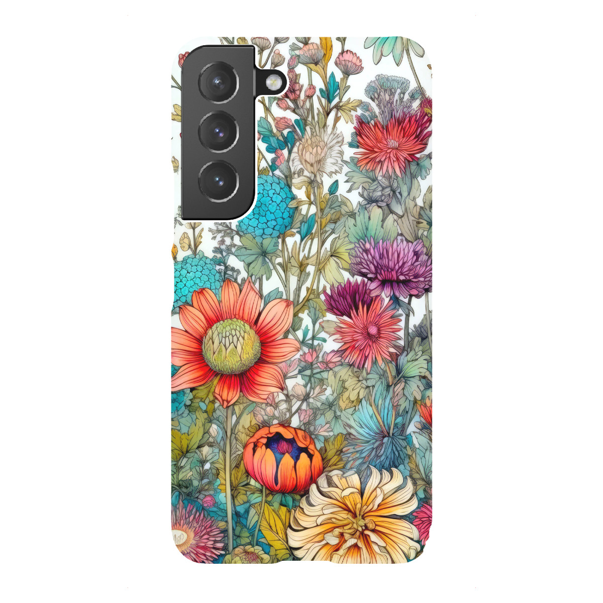 "Wiese voller Blumen N"für Samsung Galaxy - Premium-Case Handyhülle artboxONE