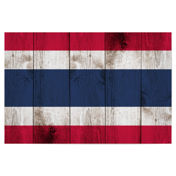 Poster "Thailand National Flag" artboxONE - Reise,Reise / Asien,Reise / Länder