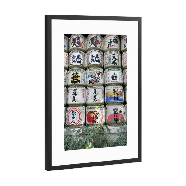 Poster mit Rahmen Schwarz (Metallic) "Um Himmels willen, Tokio" artboxONE - Städte,Natur,Reise,Architektur,Städte / Tokio