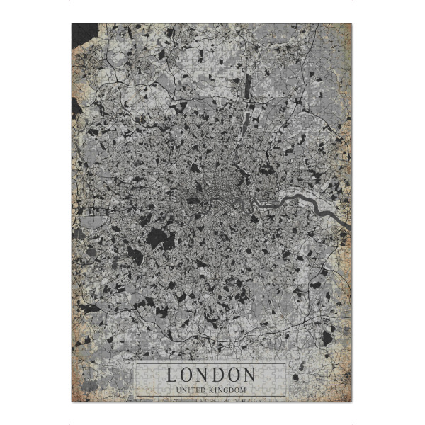 Puzzle Ravensburger "Vintage Stadtplan London" artboxONE - Städte / London,Kartografie