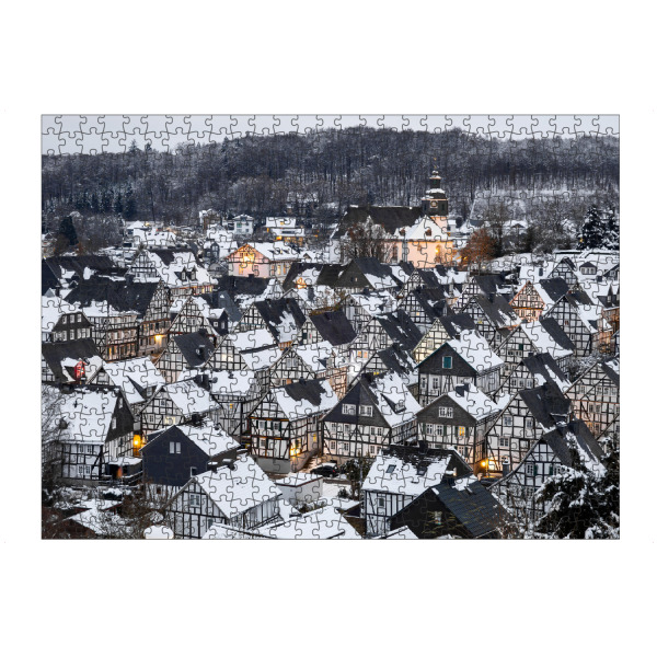 artboxONE Puzzle "Der Stadtkern von Freudenberg" artboxONE - Architektur