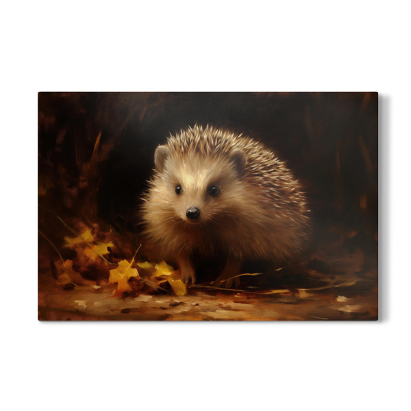 Galerie-Print "Niedliches Igel-Ölgemälde" 30x20 cm artboxONE