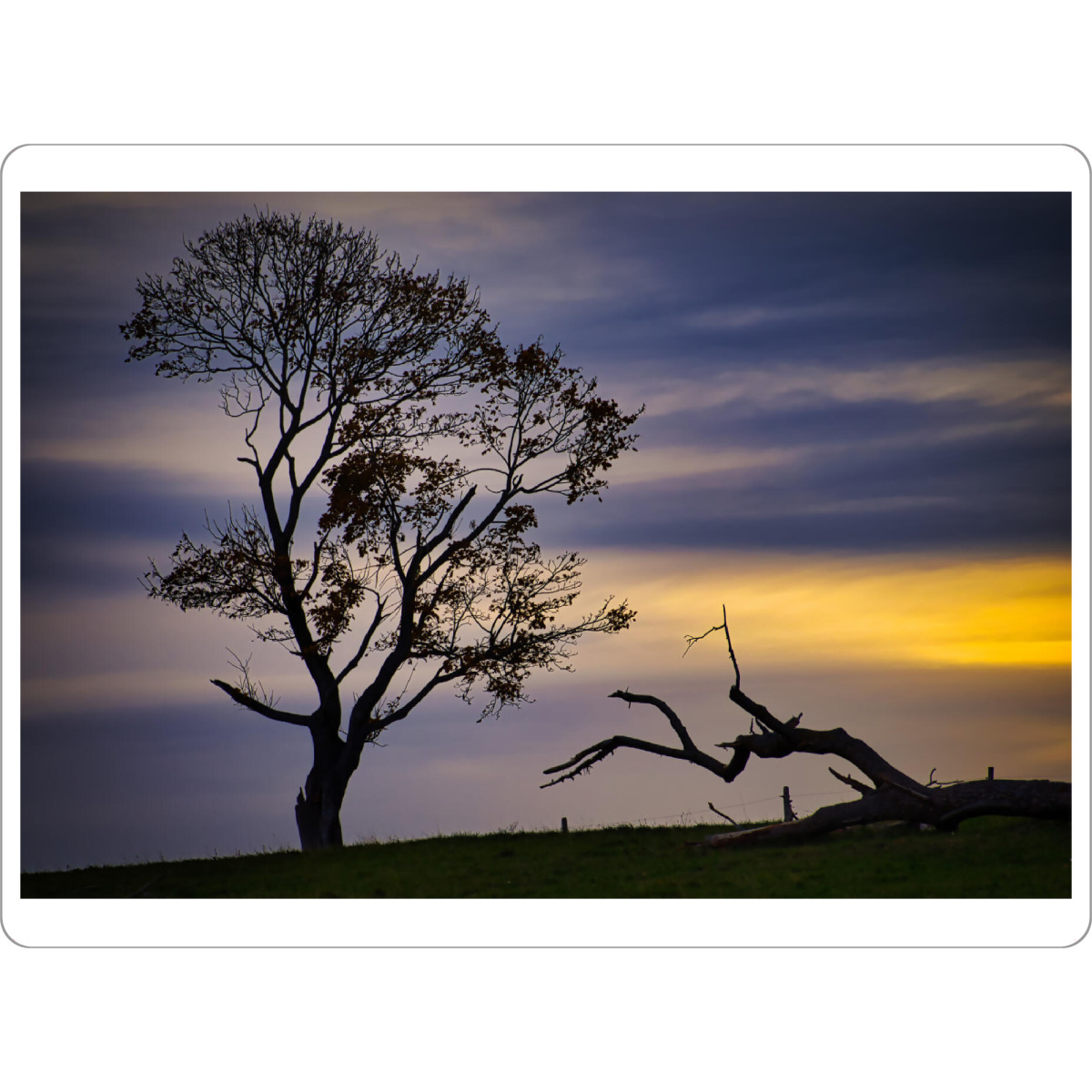 Tischset "Herbstliche Abendstimmung" artboxONE - Natur