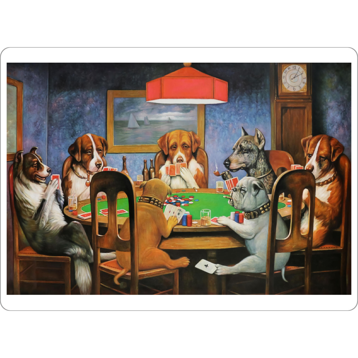 Tischset "Ein Freund in Not" artboxONE - Für Kinder,Tiere,Für Papa,Lustig