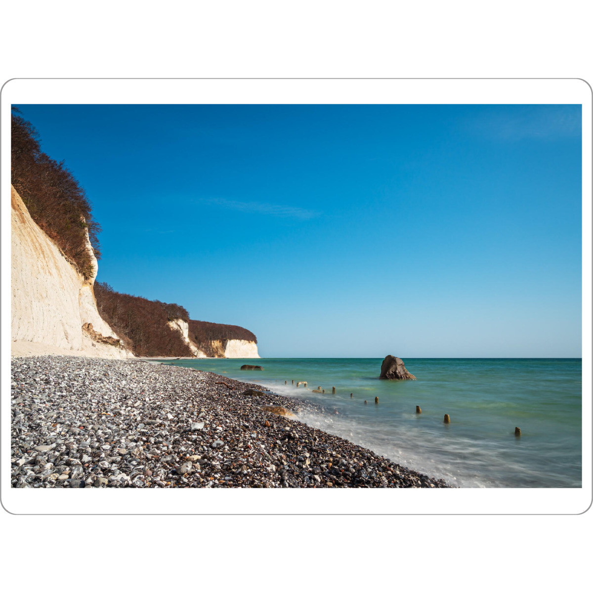 Tischset "Kreidefelsen und Buhne" artboxONE - Natur,Reise,Reise / Strand und Meer