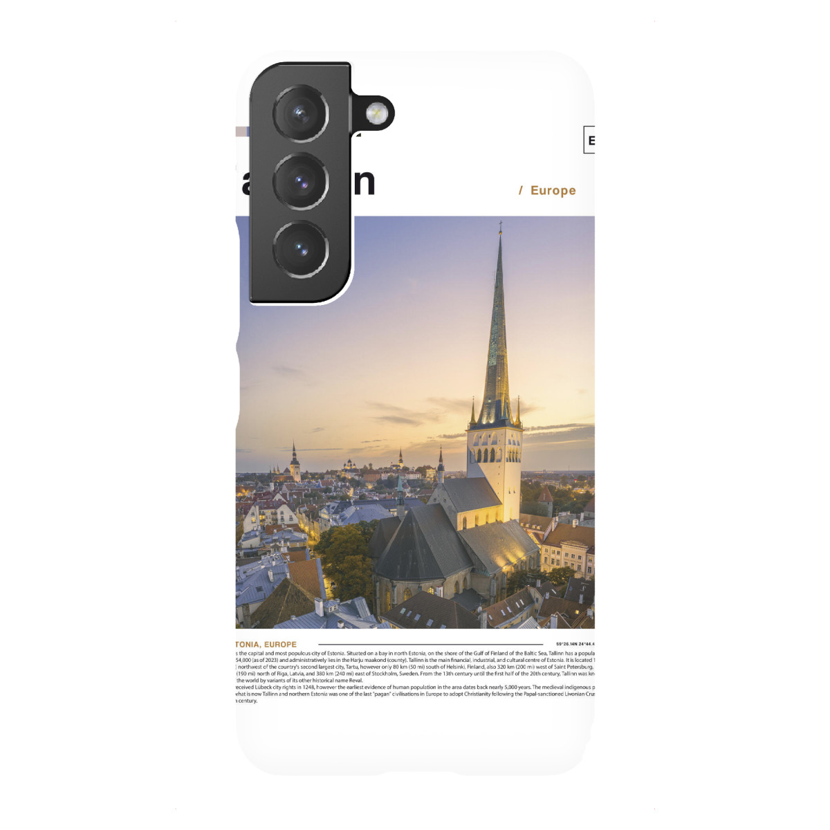 Samsung Galaxy "Cover der Tallinner Zeitung" Premium-Case Handyhülle artboxONE