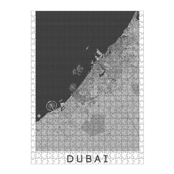 Puzzle Ravensburger "Dubai City Bleistift" artboxONE - Schwarzweiß,Städte / Dubai