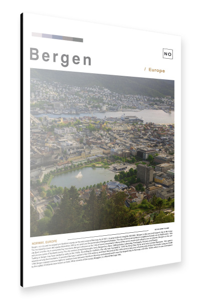 Alu-Dibond "Cover der Bergener Zeitung" 30x20 cm artboxONE