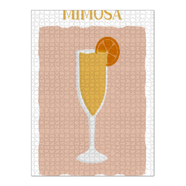 Puzzle Ravensburger "Mimose" artboxONE - Essen & Trinken / Alkohol - Mimose,Getränk,Alkohol,Orange,Cocktail - Bild mimose