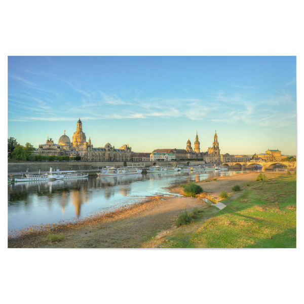 Poster 30x20 cm "Dresden am Morgen" artboxONE - Reise,Architektur,Städte / Dresden