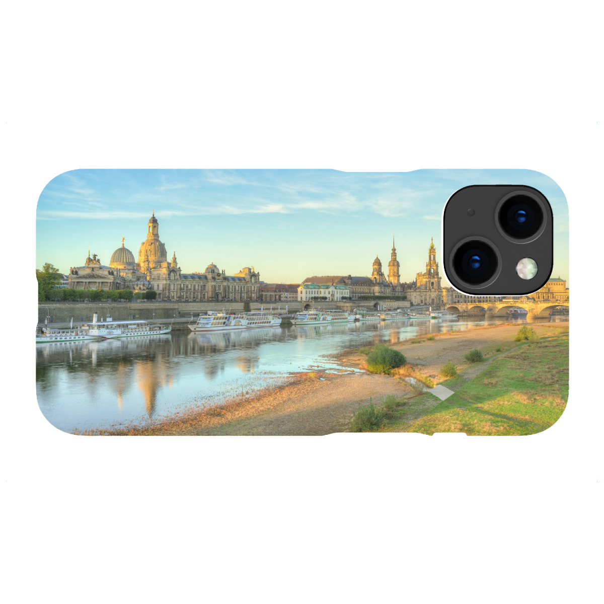 "Dresden am Morgen"für iPhone - Premium-Case Handyhülle artboxONE
