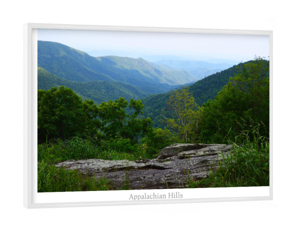 Poster mit weißem Rahmen "In den Appalachen" artboxONE - Natur,Reise,Reise / Länder