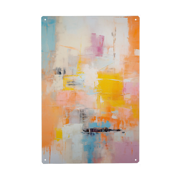 Holzbild "Bunte Pinselstriche" artboxONE - Abstrakt