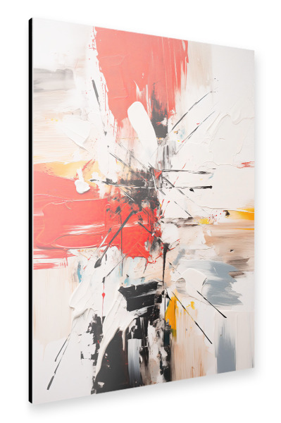 Alu-Dibond "Expressionistische Spritzer" 30x20 cm artboxONE
