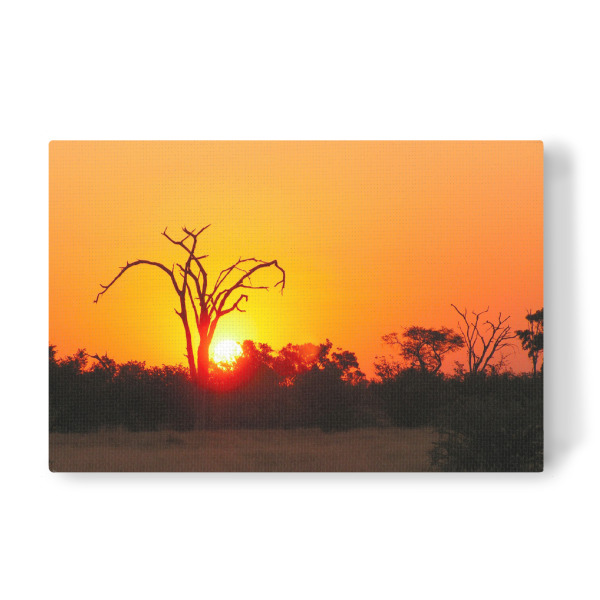 Leinwandbild "Beautiful African Sunset" artboxONE - Natur,Reise,Reise / Afrika,Reise / Länder