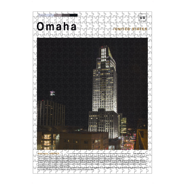 artboxONE Puzzle "Omaha-Zeitungscover" artboxONE - Städte,Architektur