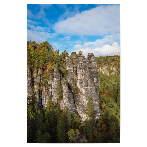 Poster 30x20 cm "Felsen der Sächsische Schweiz" artboxONE - Natur,Reise