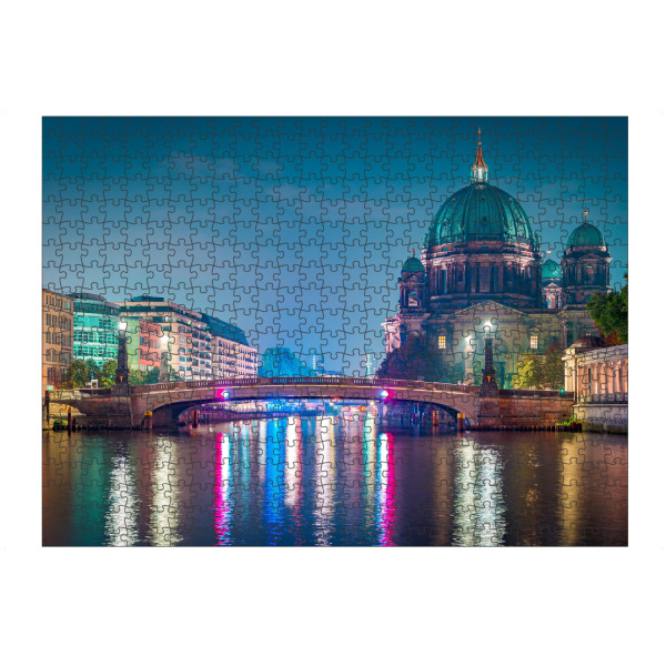 Puzzle Ravensburger "Berliner Dom bei Nacht" artboxONE - Städte / Berlin,Reise,Architektur