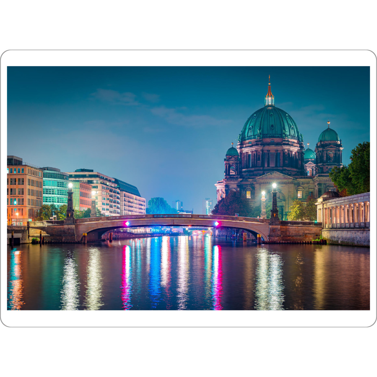 Tischset "Berliner Dom bei Nacht" artboxONE - Städte / Berlin,Reise,Architektur