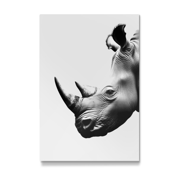 Galerie-Print "Nashorn-Minimalist" 30x20 cm artboxONE