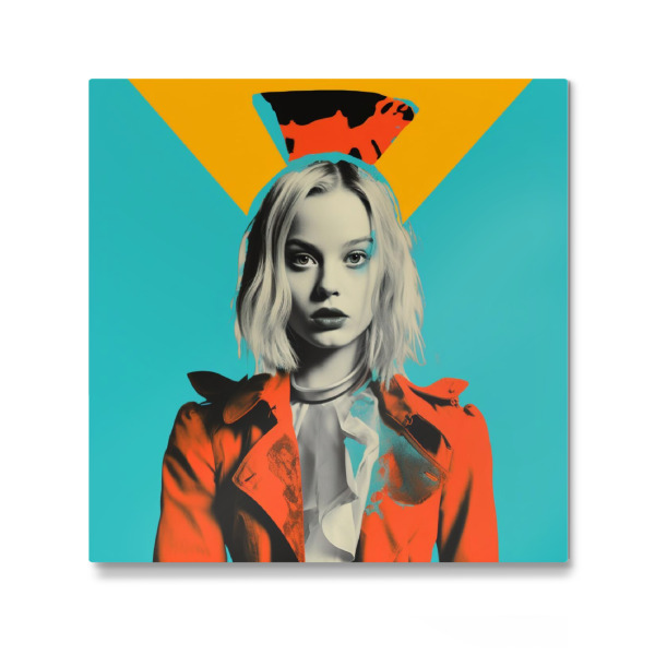 Galerie-Print "ALICE IN BLAU" 30x30 cm artboxONE