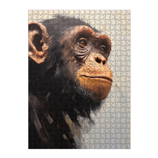 artboxONE Puzzle "Schimpanse Porträt" artboxONE - Natur,Tiere