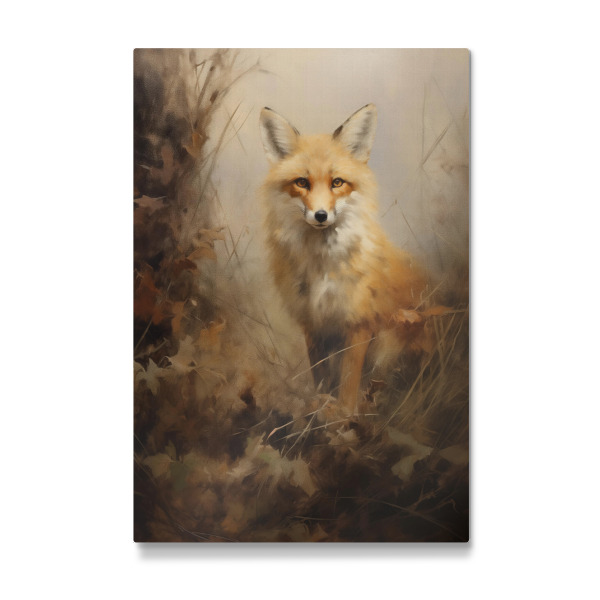 Galerie-Print "Ölgemälde eines Rotfuchses" 30x20 cm artboxONE