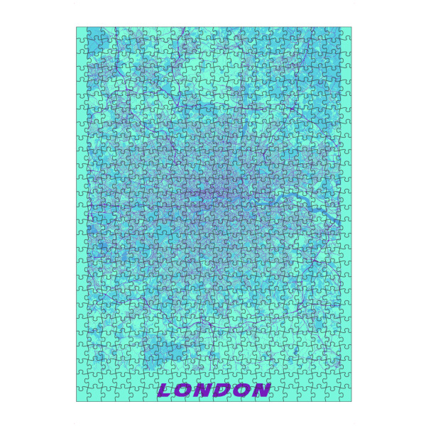 artboxONE Puzzle "Stadtplan von London" artboxONE - Städte / London,Kartografie