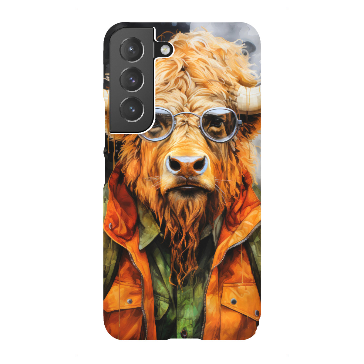 Samsung Galaxy "Büffeltierkunst A" Premium-Case Handyhülle artboxONE