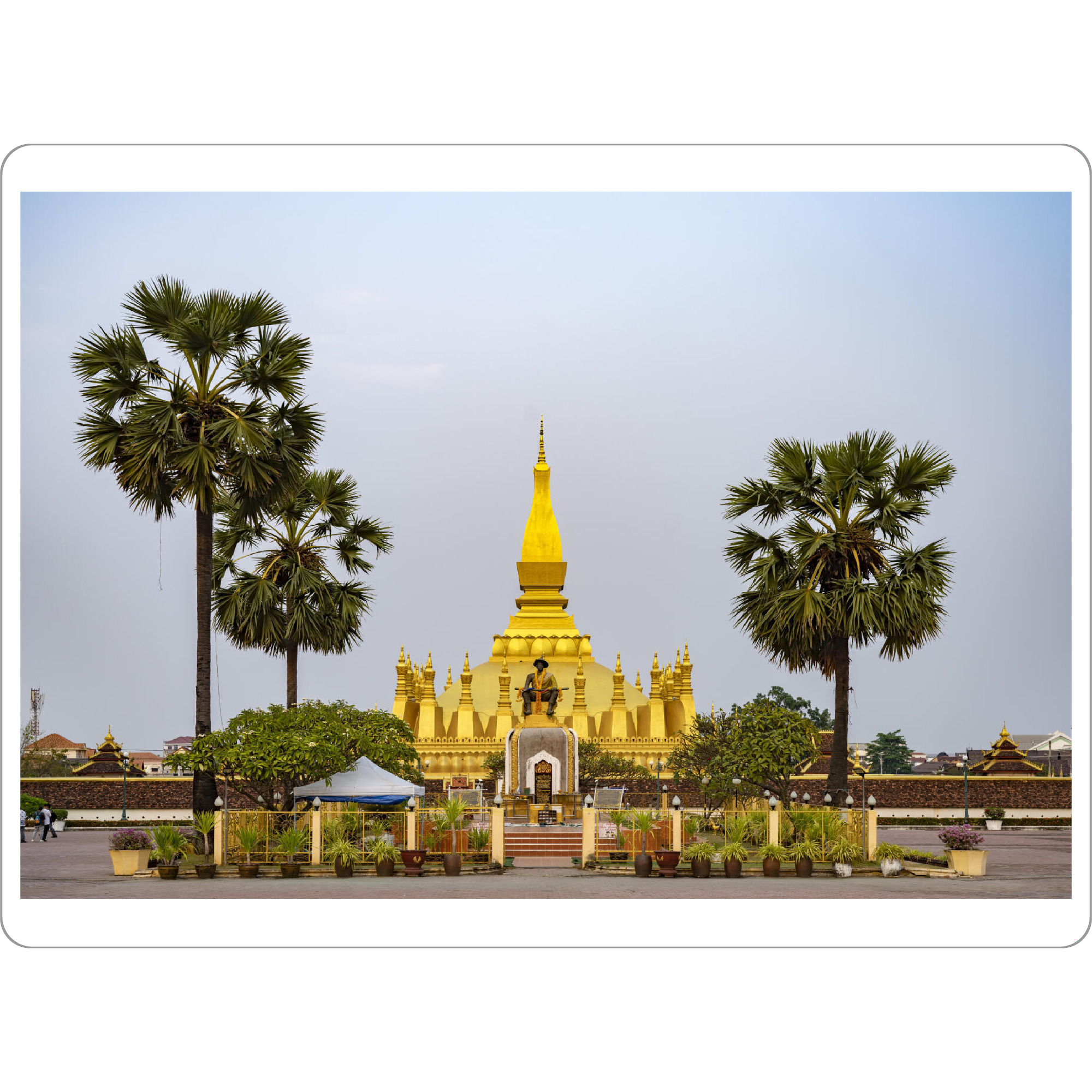 Tischset "Pha That Luang in Vientiane, Laos" artboxONE - Architektur,Reise / Asien - Vientiane,Laos,Asien,Pha that luang,Tempel,Stupa