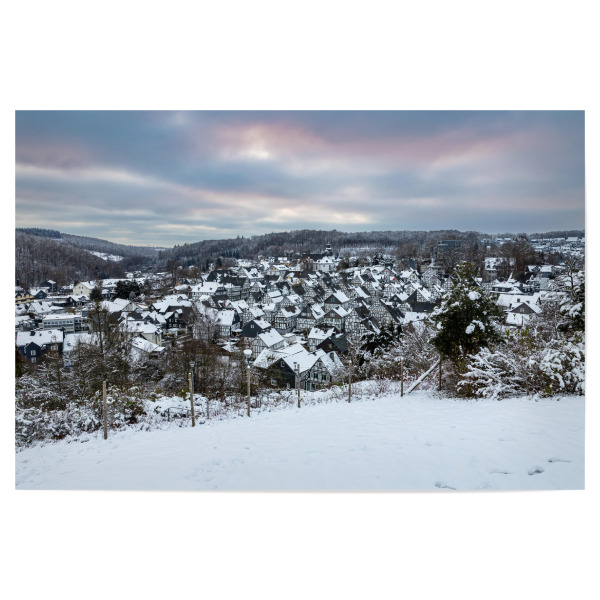 Poster "Winterlandschaft von Freudenberg" artboxONE - Architektur