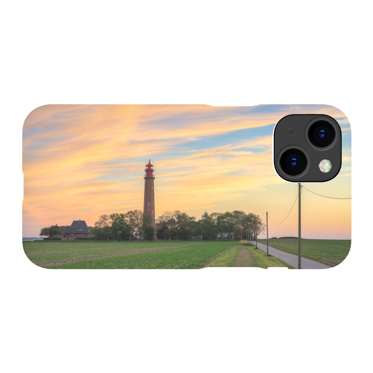 "Leuchtturm Flügge Fehmarn"für iPhone - Premium-Case Handyhülle artboxONE