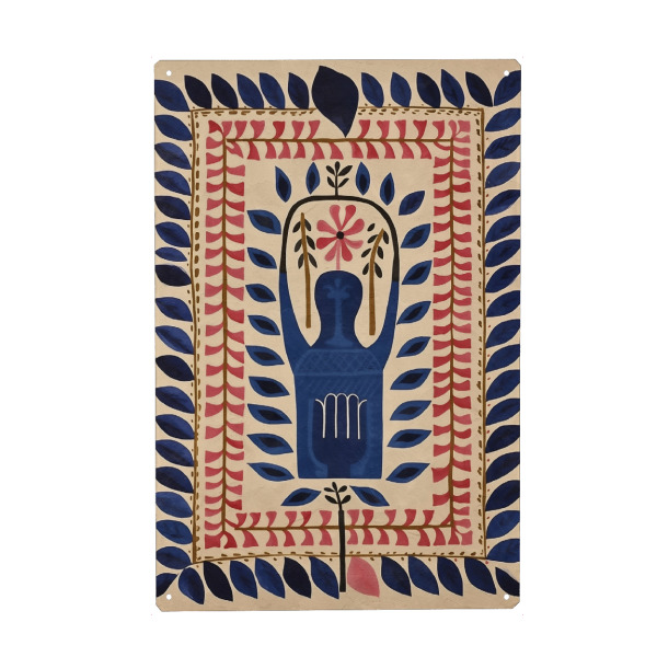 Holzbild "Kahlo Mosaik Rose" artboxONE - Abstrakt - Rose,Rosa,Fridakhalo,Frida,Abstrakt,Abstrakt