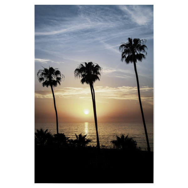 Poster "Sonnenuntergang in San Diego" artboxONE - Natur,Reise,Reise / Strand und Meer,Städte / Weitere