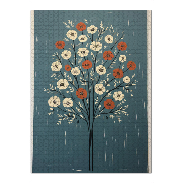 Puzzle Ravensburger "Blumenbaum" artboxONE - Floral