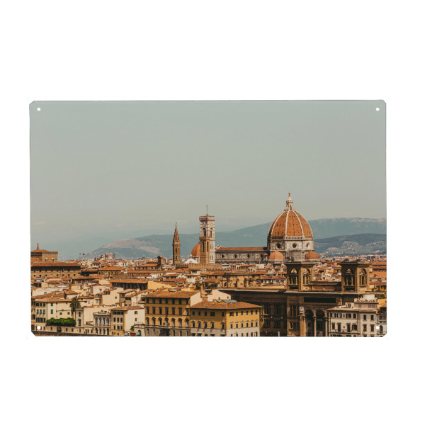 Holzbild "Firenze Cathedral over the roof" artboxONE - Städte,Reise,Architektur,Reise / Länder
